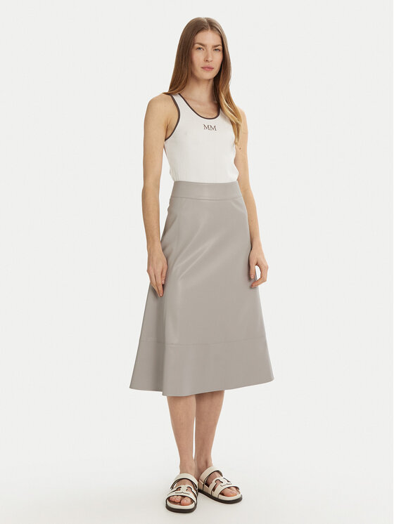 Max Mara Leisure Max Mara Leisure Top Sax 2516941027 Bijela Slim Fit
