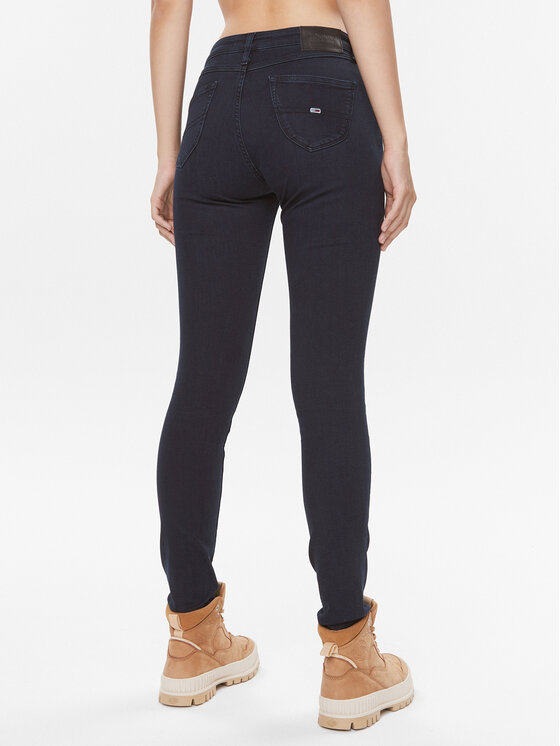 Tommy Jeans Tommy Jeans Blugi Sophie DW0DW09210 Bleumarin Skinny Fit