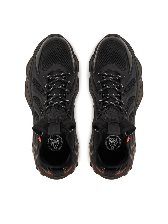 Plein Sport Plein Sport Сникърси The Flame Gen.X.02 Tiger PACS USC0435 STE003N Черен