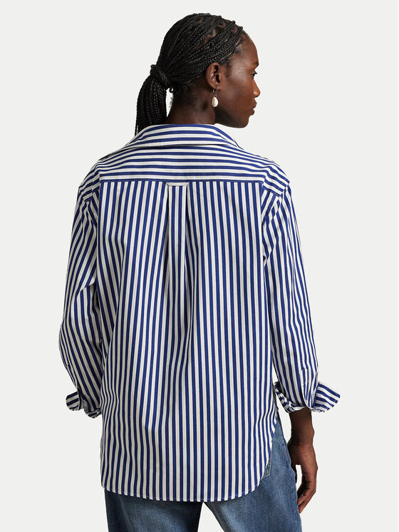 Polo Ralph Lauren Polo Ralph Lauren Koszula 211968218001 Granatowy Oversize