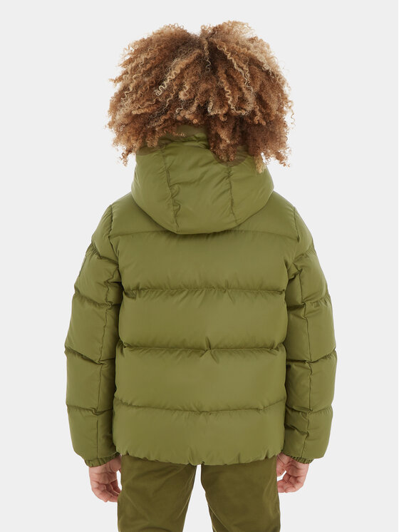 Tommy Hilfiger Tommy Hilfiger Зимно яке Essential KB0KB08341 S Каки Regular Fit