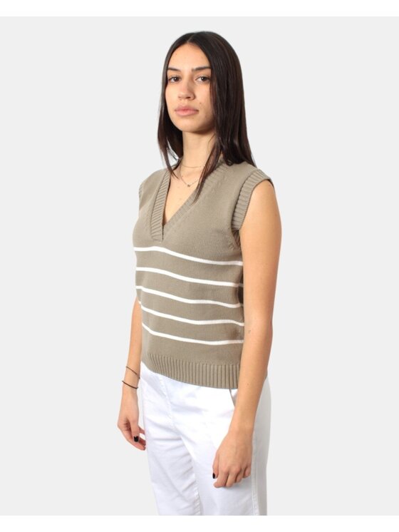 Max Mara Leisure Max Mara Leisure Γιλέκο 9936317743370 Μπεζ Regular Fit