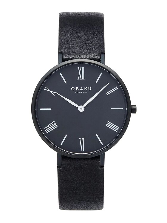 Obaku Obaku Zegarek V283LXBBRB Czarny