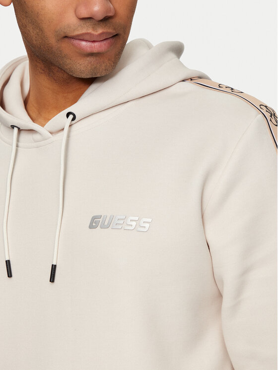 Guess Guess Bluza Z4RQ21 KB3P2 Beżowy Regular Fit