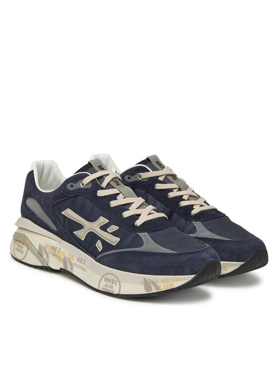 Premiata Premiata Sneakersy MOERUN VAR 7306 Tmavomodrá