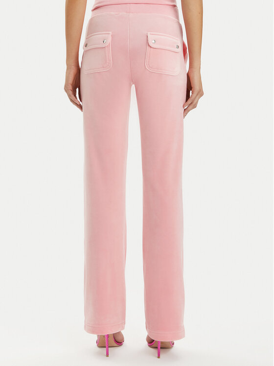 Juicy Couture Juicy Couture Donji dio trenerke Del Ray JCAP180 Ružičasta Regular Fit