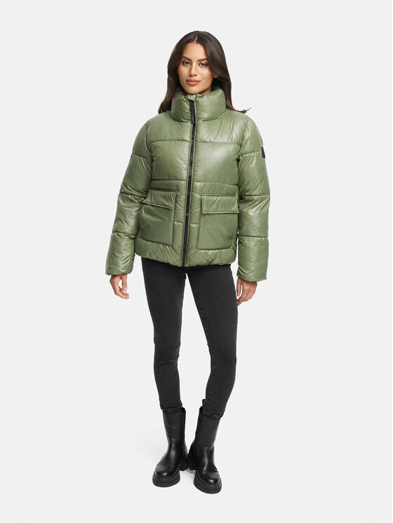 Navahoo Navahoo Kurtka zimowa Eispacht Zielony Regular Fit