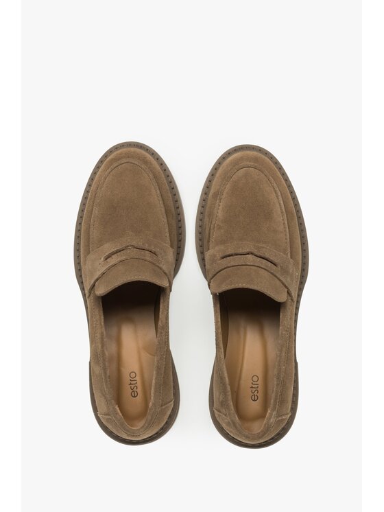 Estro Estro Μοκασίνια ER00116886 Καφέ