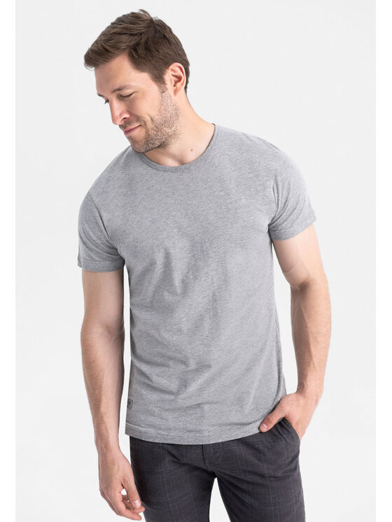 Volcano Volcano Komplet 2 t-shirtów T-CLONE Biały Slim Fit