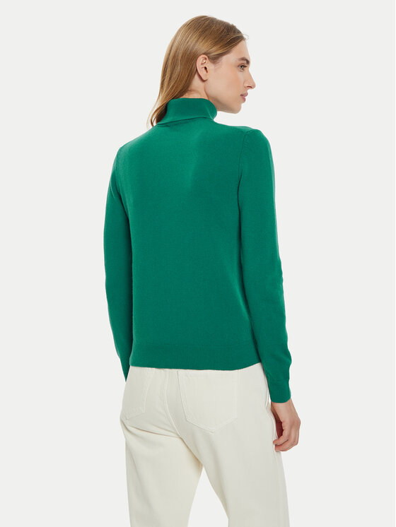 United Colors Of Benetton United Colors Of Benetton Golf 1002D2348 Zielony Regular Fit