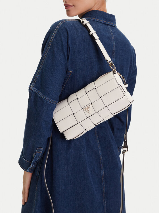 Guess Geantă Maylee HWWG96 61190 Alb