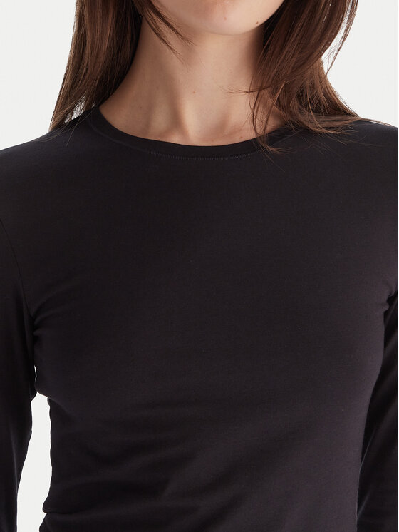 Hunkemöller Hunkemöller Blúzka Soft 302729 Čierna Slim Fit