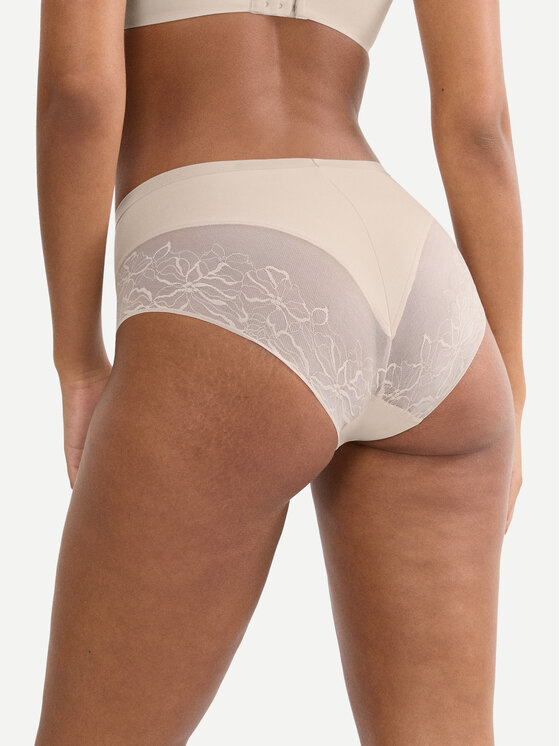 Triumph Triumph Klasične spodnje hlačke z visokim pasom Comfort Contour 10226329 Svetlo bež