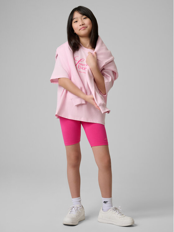 4F 4F Kolarki BASIC+ Różowy Regular Fit