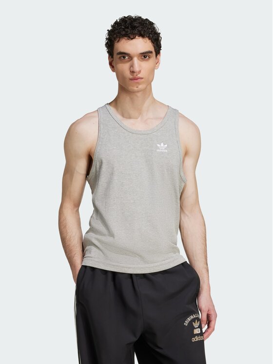 adidas adidas Tank top 134059 Szary Regular Fit