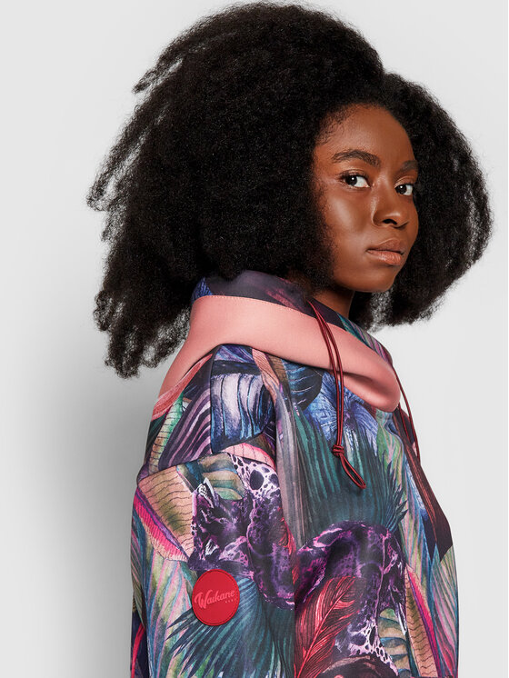 Felpa Floral Multicolore Regular Fit