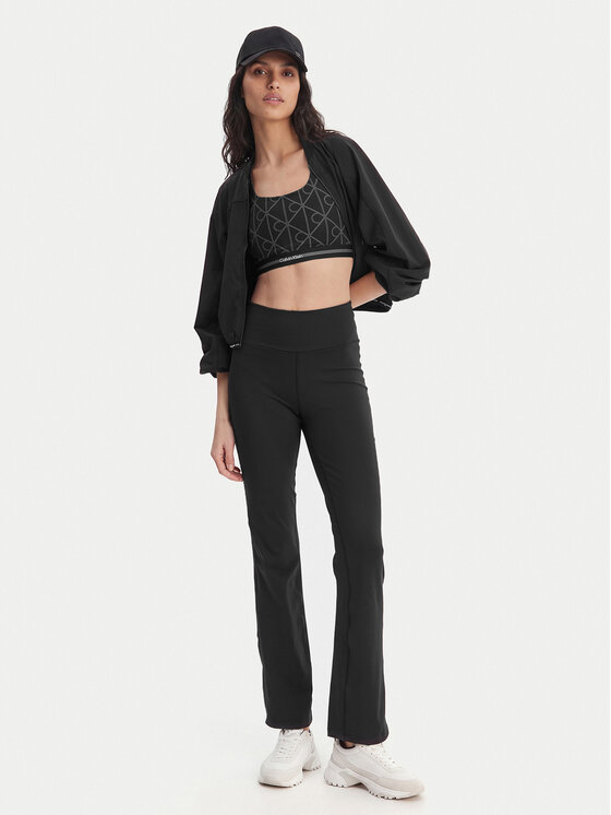Calvin Klein Performance Calvin Klein Performance Legingi Icon LVGWS6L648 Melns Flare Fit