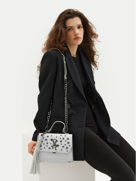 Steve Madden Steve Madden Ročna torba Bcelest SM13001255 Srebrna