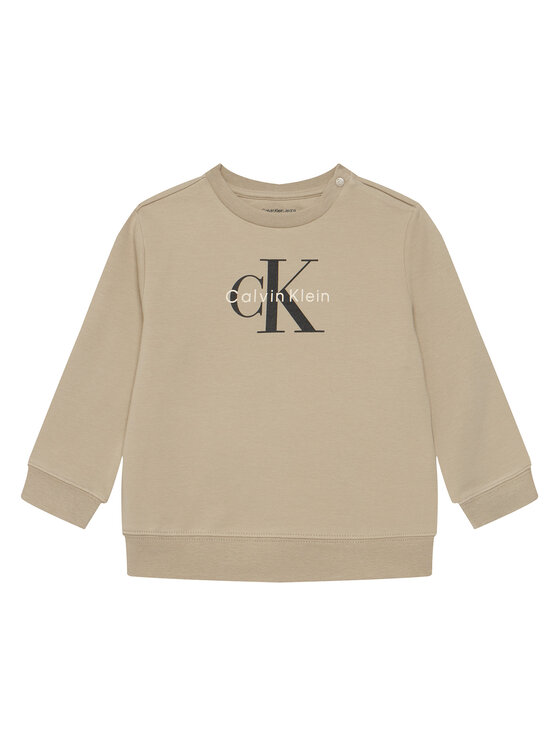 Calvin Klein Jeans Calvin Klein Jeans Set majica dugih rukava, majica i hlače Monogram IN0IN00336 Bež Regular Fit