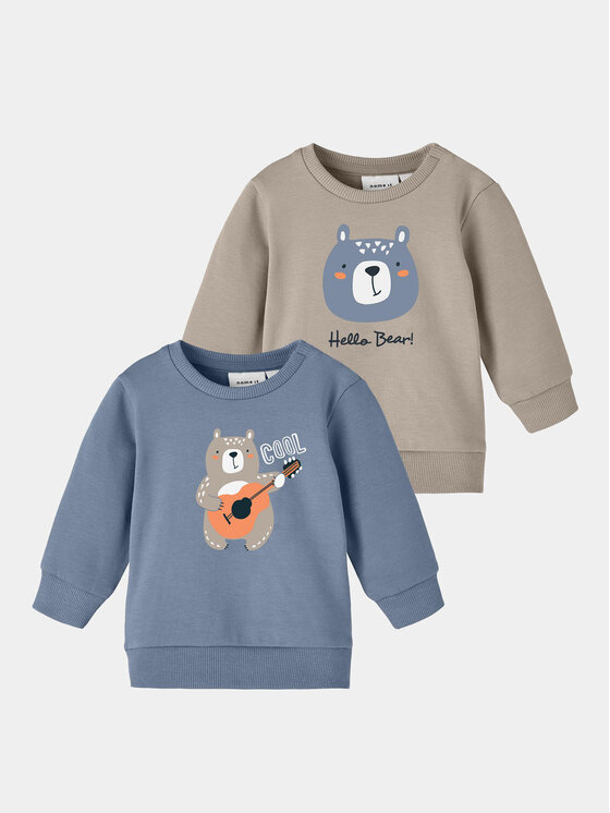 NAME IT NAME IT 2er-Set Sweatshirts Vonne 13230689 Bunt Regular Fit