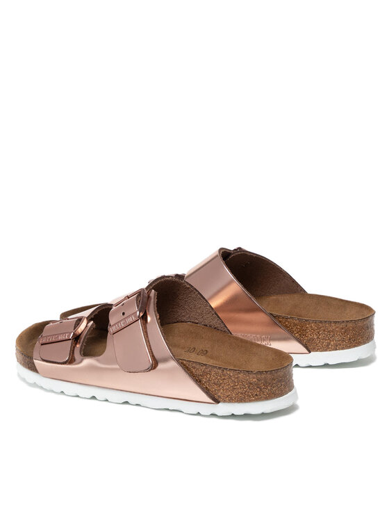 Birkenstock Birkenstock Papucs Arizona Metallic 0952093 Rózsaszín