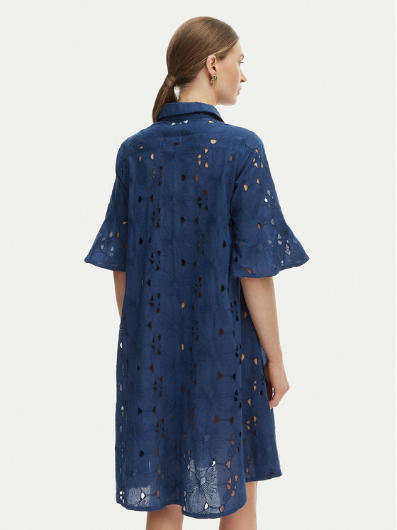 Iconique Iconique Φόρεμα καλοκαιρινό Romina IC26-003 Μπλε Relaxed Fit