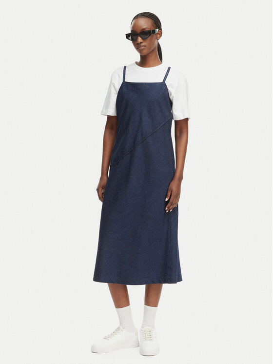 Calvin Klein Jeans Calvin Klein Jeans Džinsinė suknelė LV047F747G Juoda A-Line Fit