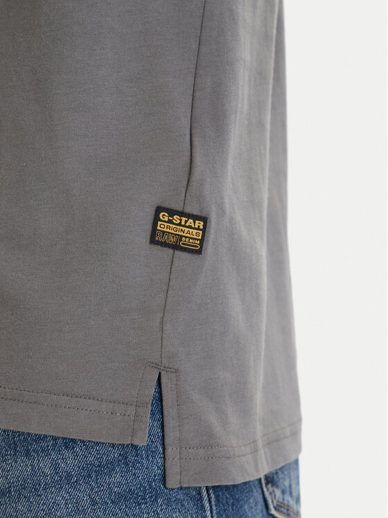 G-Star Raw G-Star Raw Póló Nifous D24449-336 Szürke Regular Fit