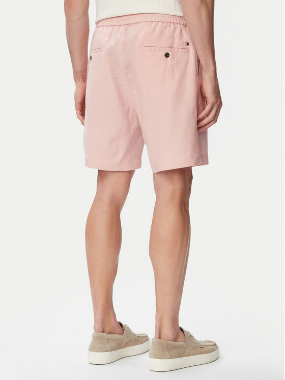 Tommy Hilfiger Tommy Hilfiger Шорти от плат Dover MW0MW44353 Светлорозов Regular Fit