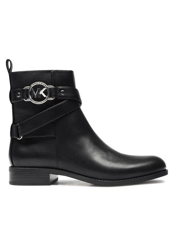 Botine MICHAEL Michael Kors Rory Flat Bootie 40F2ROFE8L Negru