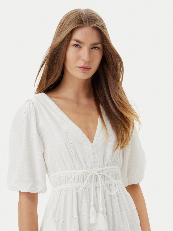Pepe Jeans Pepe Jeans Vestito estivo Day PL953694 Bianco Regular Fit