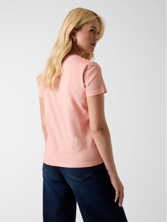 Guess Guess T-Shirt 182295 Růžová Classic Fit
