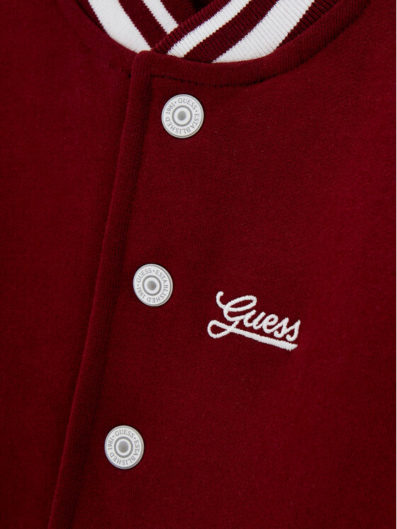 Guess Guess Bluza N5YQ10 K0160 Czerwony Regular Fit