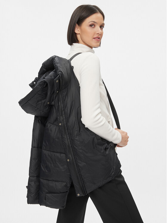 4F 4F Зимно яке 4FAW23TDJAF231 Черен Regular Fit