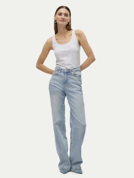 Vero Moda Vero Moda Top Lulu 10323756 Szary Regular Fit
