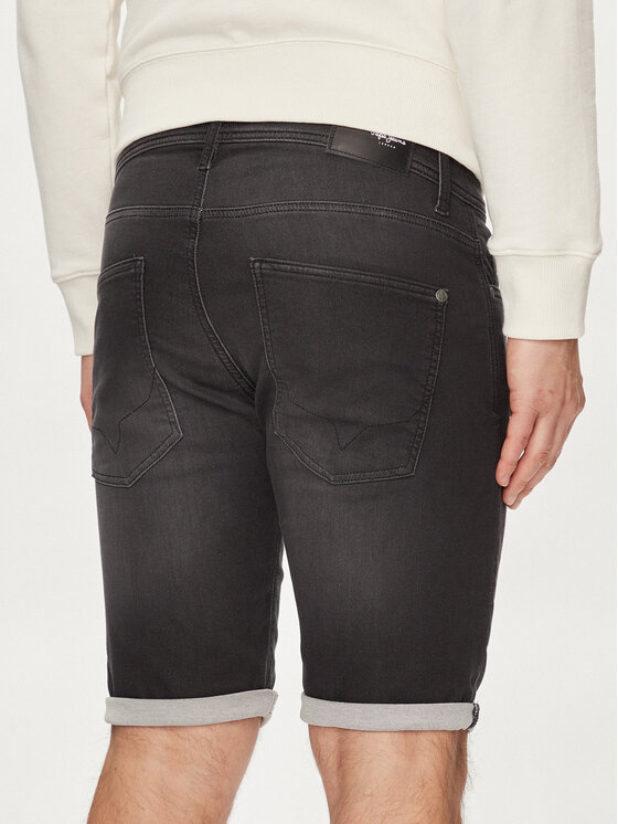 Pepe Jeans Pepe Jeans Szorty jeansowe Slim Gymdigo Short PM801075XG7 Szary Slim Fit
