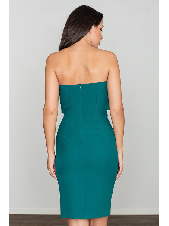 FIGL FIGL Šaty M571 Zelená Regular Fit