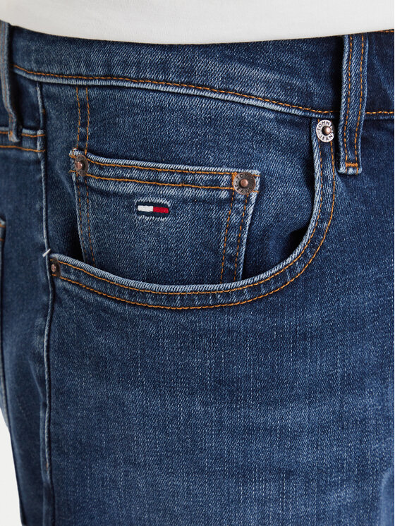 Tommy Jeans Tommy Jeans Džinsai Austin DM0DM23913 Tamsiai mėlyna Slim Fit