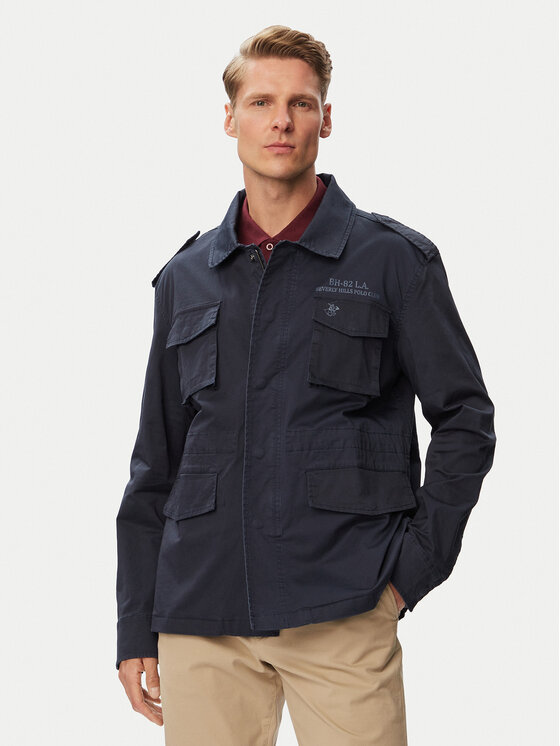 Beverly Hills Polo Club Beverly Hills Polo Club Bunda pro přechodné období P-SS26M-JK0197-0298 Tmavomodrá Regular Fit