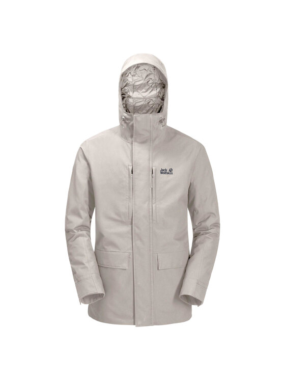 Jack Wolfskin Jack Wolfskin Kurtka przejściowa West Coast 2l Jkt W Biały Regular Fit