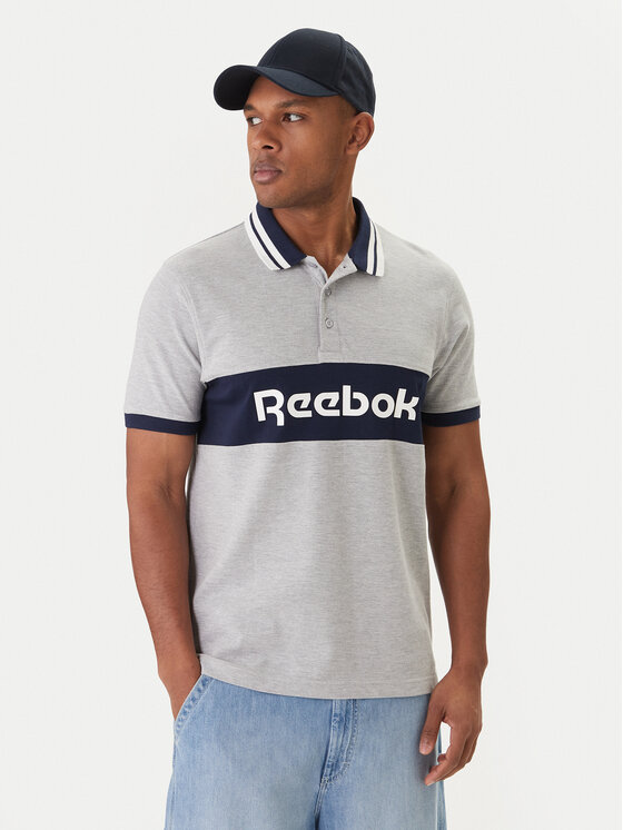 Reebok Reebok Polo Arter RK25548CCM Pelēks Regular Fit