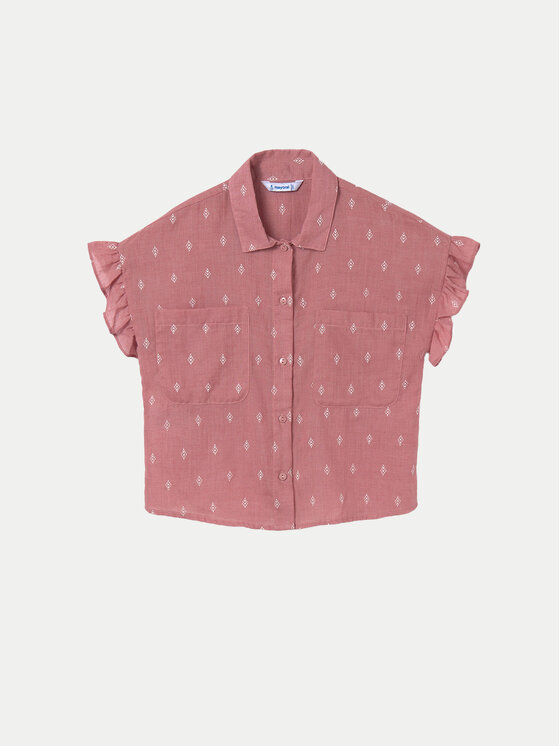 Mayoral Mayoral Bluse 6105 Rosa Regular Fit