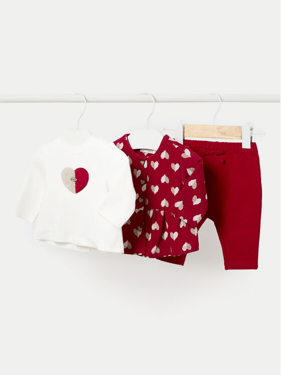 Mayoral Mayoral Set jopica, bluza in hlače 2785 Pisana Regular Fit