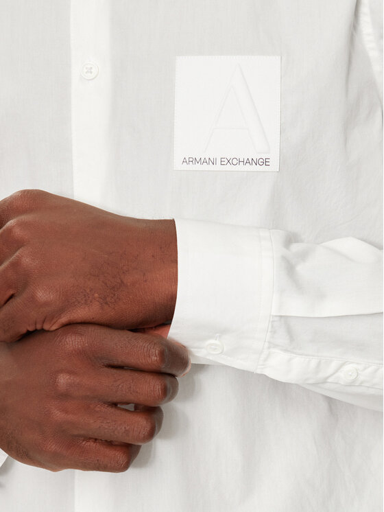 Armani Exchange Armani Exchange Camicia 6DZC20 ZNXLZ 1116 Bianco Regular Fit
