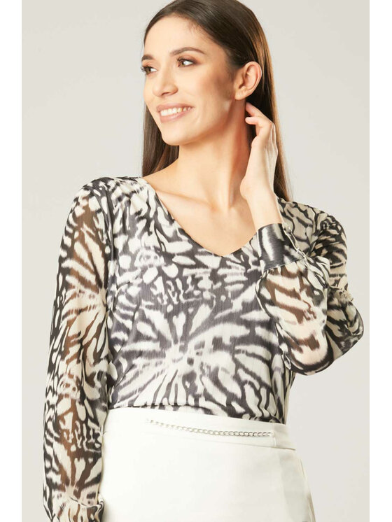 QUIOSQUE QUIOSQUE Bluzka 2LP003 Kolorowy Regular Fit