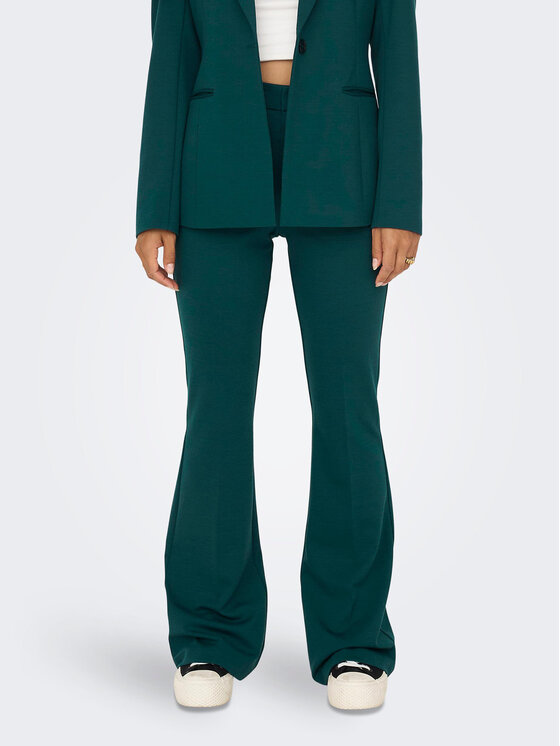 ONLY ONLY Pantaloni di tessuto Peach 15298660 Verde Flared Fit