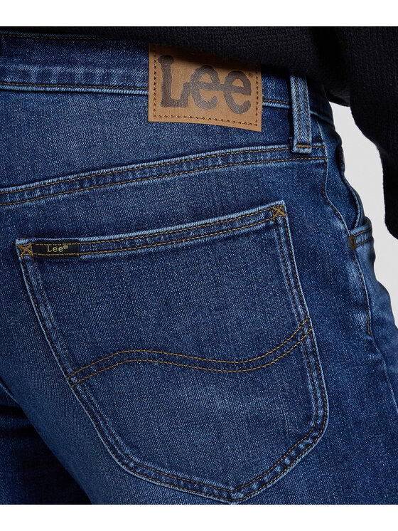 Lee Lee Jeansy 112387467 Niebieski Regular Fit