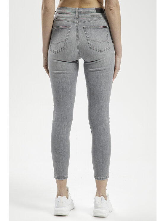 Cross Jeans Cross Jeans Jeansy P 429-157 Szary Super Skinny Fit
