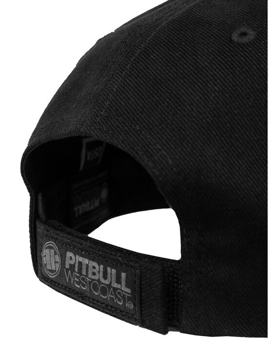 PITBULL PITBULL Czapka z daszkiem Czapka Snapback 3D Metal Logo uniwersalny Czarny