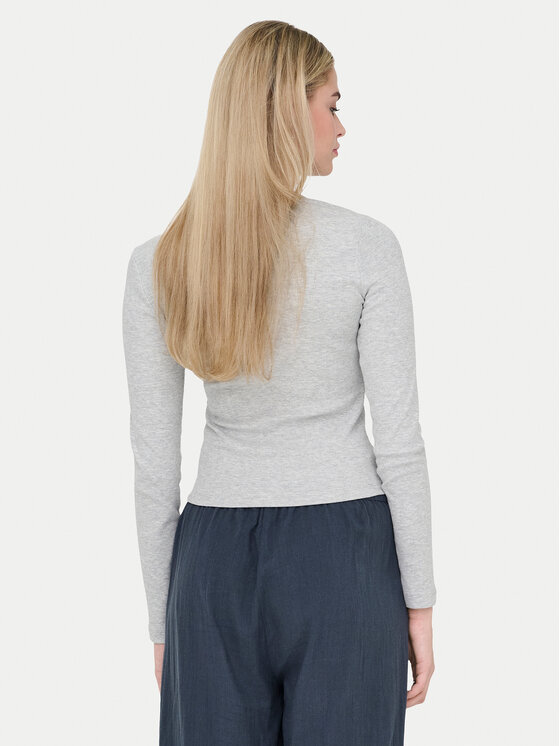 ONLY ONLY Blūze Val 15371305 Pelēks Regular Fit